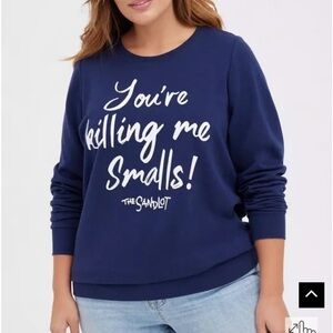 NWOT TORRID SANDLOT SWEATSHIRT